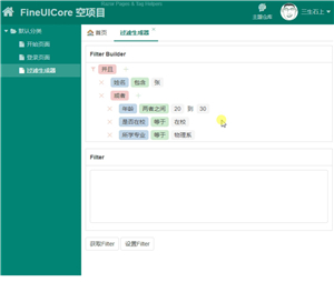 FineUI Filter Builder screenshot 4