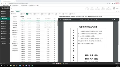 航空气象信息综合服务系统截图 7
